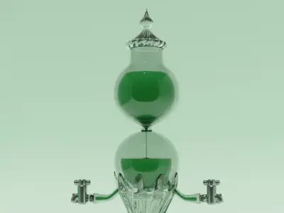 Absinthe Decanter Set 3D model