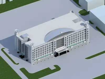 Hospital 3D model