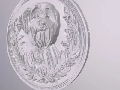 Maltese 2 basrelief for 3D printing 3D print model