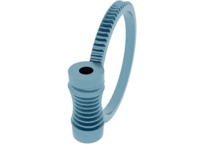 wormgear drive 80 to 01 3D print model