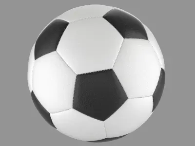 Football soccer ball 3D model get