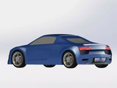 audi R8 3D model