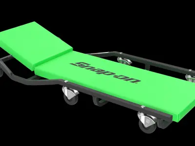 Car Creeper Green JCW65R Low-poly 3D model