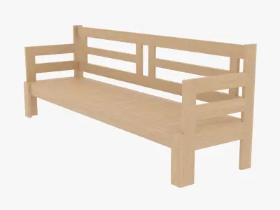 Bench 3D model