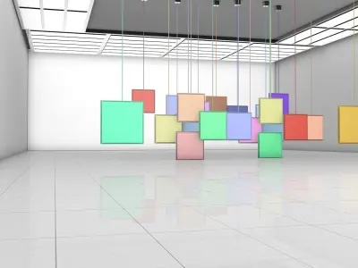 Modern Virtual Set 3D model
