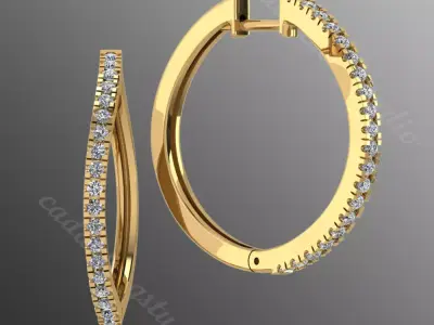 Earrings lr2 3D print model
