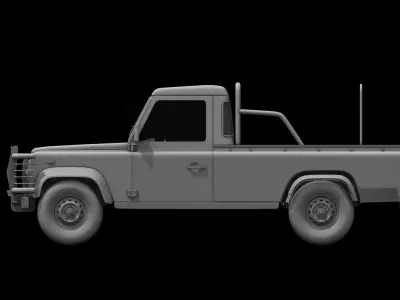 jeep car 3d model 3D model