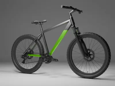 Bike cycle Low-poly 3D model