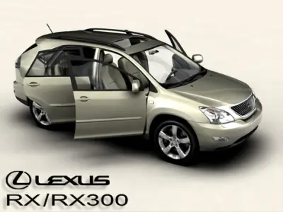 Lexus RX RX300 2004 3D model