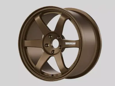 Rays TE37 Forged Rim 3D model