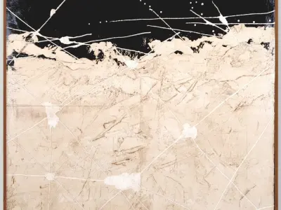 Art Frams 69- Rayas Ocre And Sol Blanco 3D model