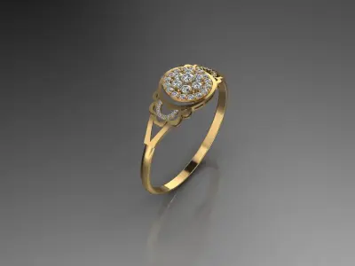 3D model jewelry bangle 3D print model