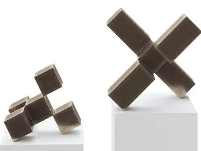 Abstract sculpture by Stephan Siebers 3D model