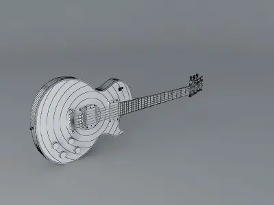 Gibson Zakk Wylde model guitar Free 3D model