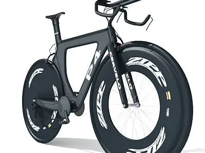 Black Sport Bicycle 3D model