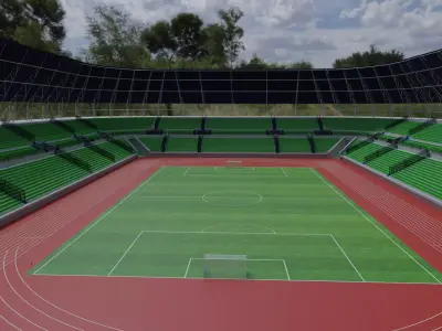 Olympic Stadium Low-poly 3D model get