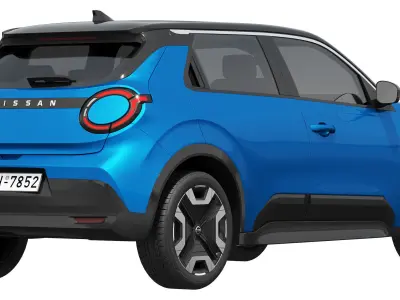 Nissan Micra EV 2026 3D model