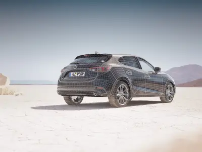 Small family sedan unbranded 3D model