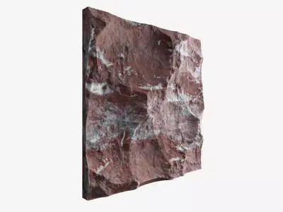 40-RockPanel rock texture 3D model