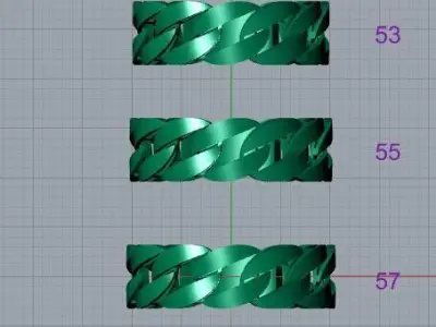 Gold Ring Cartier Ring stl 3dm 3dprintmodel 3D print model