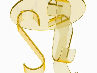 Premium Round Table 3D print model