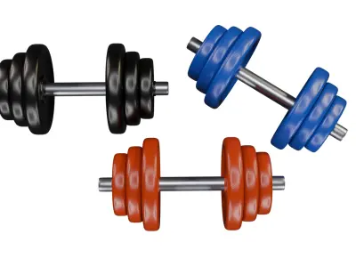 Dumbell Gym Set 3D model