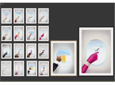 Picture Frame Low-poly 3D model