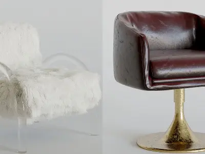 Luxcore interior pack Mars II 3D model