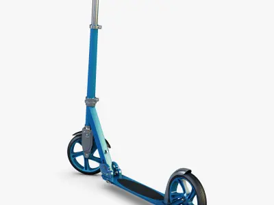 Kick scooter blue 3D model