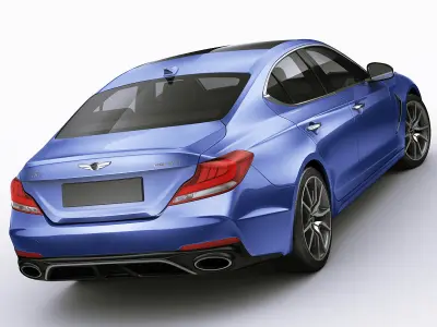 Genesis G70 2018 3D model