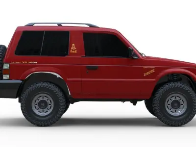 Mitsubishi Pajero 2008 3D model