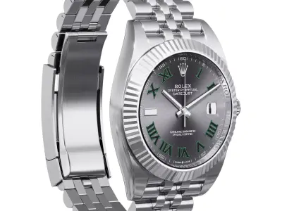 Rolex Datejust 41 steel 3D model