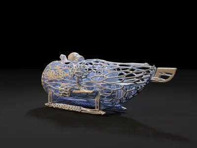 Bathyscaphe for aquarium 3D print model