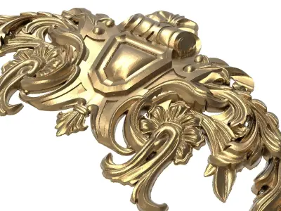  decorative pattern ready for 3D printing 3D model 321
