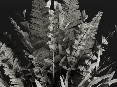 Plants Bouquet 3D model purchase