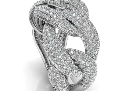 Big fancy mans ring 3D print model