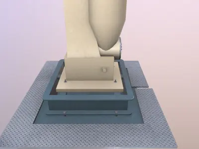 Oil Centrifuge Low-poly 3D model