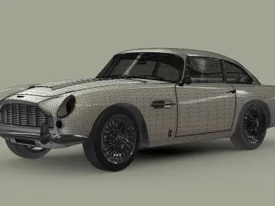 Aston Martin DB5 Vantage - 1964 3D model