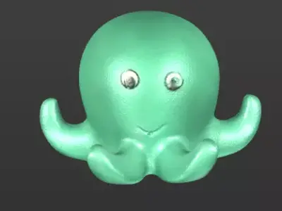 Cute Crab 3D Printable Toy Figure 3D print model