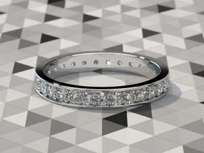 Slim Ring 3D print model