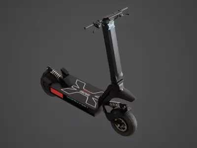 Dualtron X Limited Electric Scooter Low-poly 3D model