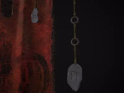 Savage RB War Banner Low-poly 3D model