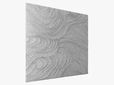 wave wall 30 3D model