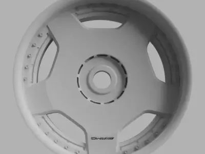 12MM HEX RC Wheels 3P Converted AMG Monoblocs  3D print model