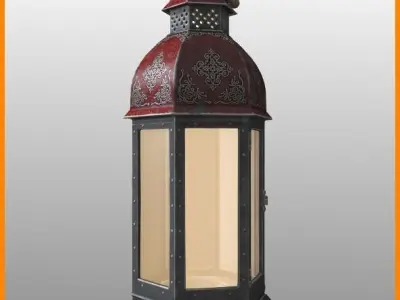 Christmas Lantern Low-poly 3D model