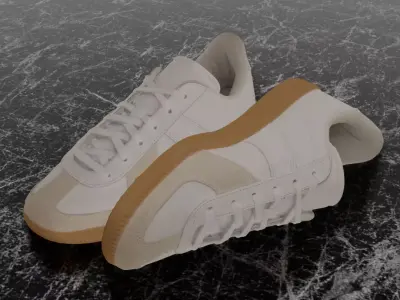 ADIDAS BW ARMY 3D SHOES Low-poly 3D model