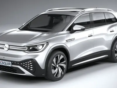 Volkswagen ID6 CROZZ 2022 3D model