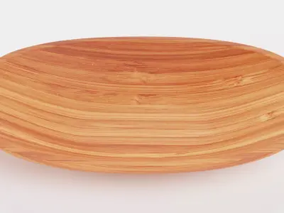 -Bamboo Bowl V1- Low-poly 3D model