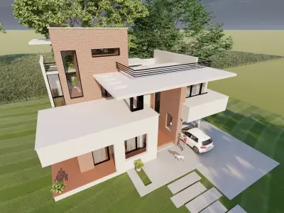 3d model of residence 3D model