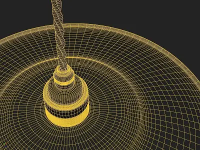 Pendant Lamp Enamel 3D model